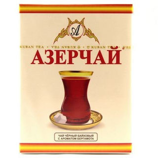 Чай черный листовой Азерчай с ароматом бергамота 100г